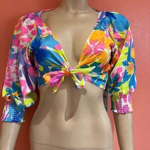 BEACH BUNNY RUBY CROP TOP!!